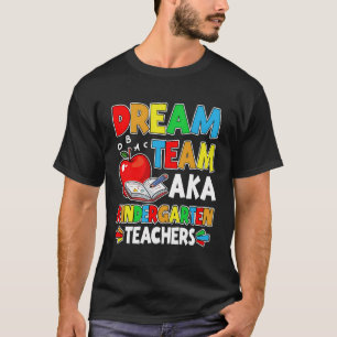 Camiseta Equipe De Sonhos Retrorna Professores Do Jardim De