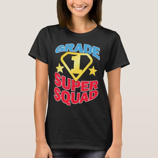 Camiseta Equipe de Super-Heróis Super Esquadrão - Equipe de (Frente)