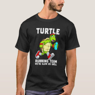 Camiseta Equipe de Tartaruga Correndo Corredor Divertido Ma