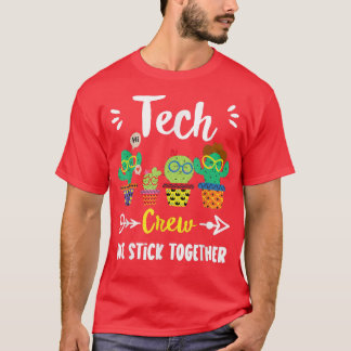 Camiseta Equipe de técnicos, Engraçada, Equipe de cactus, e