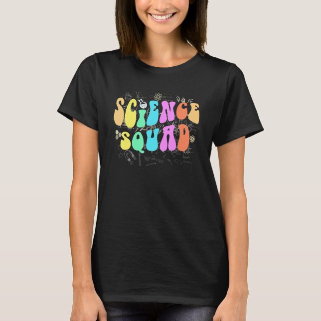 Camiseta Equipe de tecnologia SQUAD da Groovence SCIENCE -  (Frente)