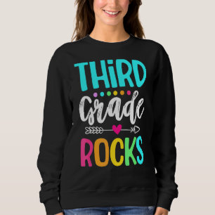 Camiseta Equipe de terceira série Olá, Rocks de terceira sé