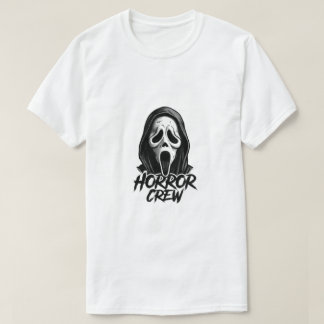 Camiseta Equipe de Terror Máscara Fantasma Filme de Assassi