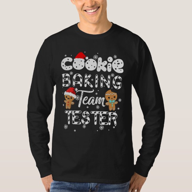 Camiseta Equipe de Testes de Panificação de Biscoitos Ginge (Frente)