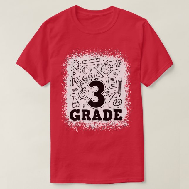 Camiseta Equipe de Tipografia do 3º ano soprada  (Frente do Design)
