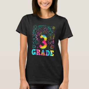 Camiseta Equipe de Tipografia do 3º ano Tie Dye