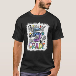 Camiseta Equipe de Tipografia Tie Dye 5 Grau Tea 4º Grau