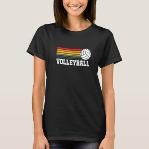 Camiseta Equipe De Treinador De Esportes De Voleibol Vintag