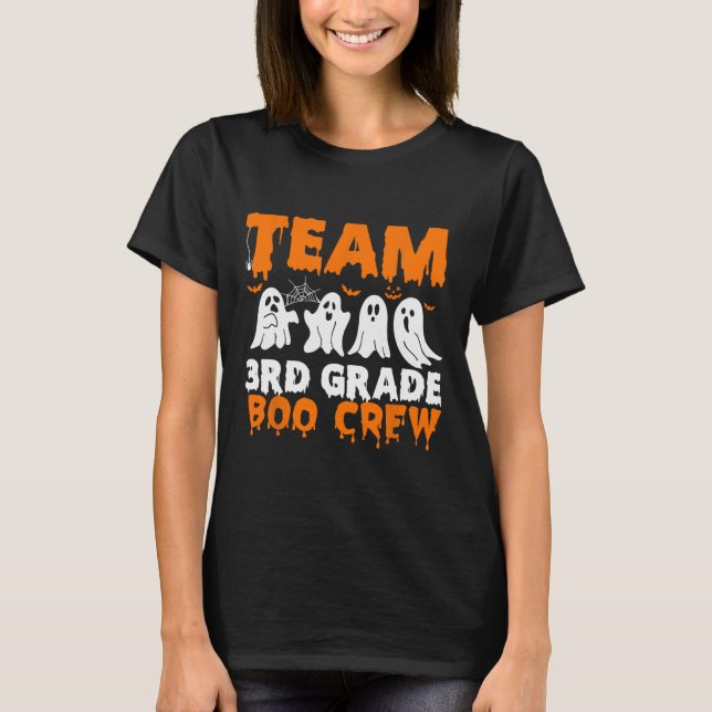 Camiseta Equipe de Tripulação de Boo do 3º ano (Frente)