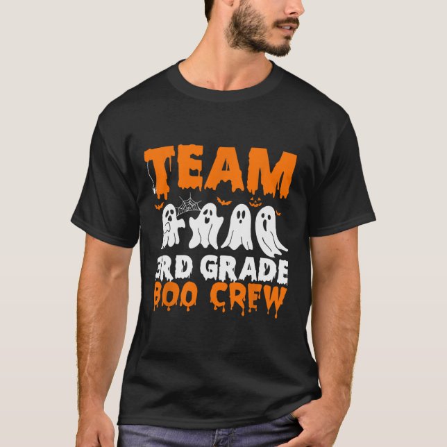 Camiseta Equipe de Tripulação de Boo do 3º ano (Frente)