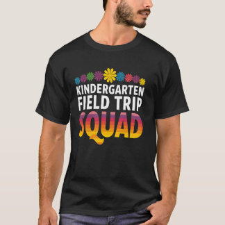 Camiseta Equipe de Viagem de Campo do Jardim de Infância Ar