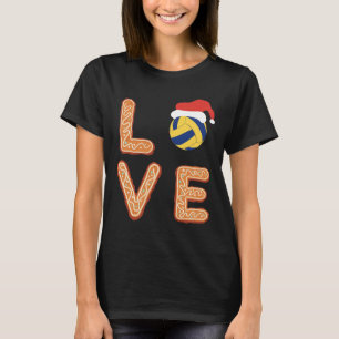 Camiseta Equipe De Vôlei De Amor Santa Claus Xmas Sp