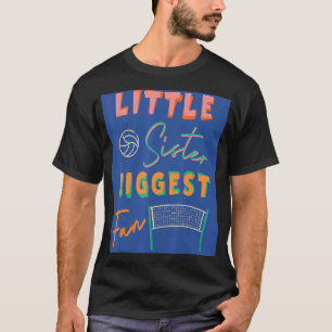 Camiseta Equipe De Voleibol Da Pequena Irmã Maior