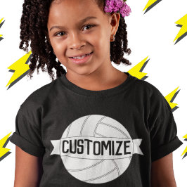 Camiseta Equipe de Voleibol Personalizada, Jogador e Número