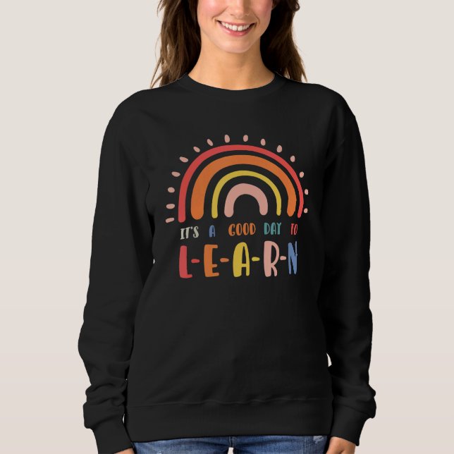 Camiseta Equipe de volta à escola é um bom dia para aprende (Frente)
