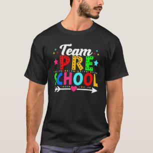 Camiseta Equipe de Volta às Aulas Professor Pré-Escolar Alu