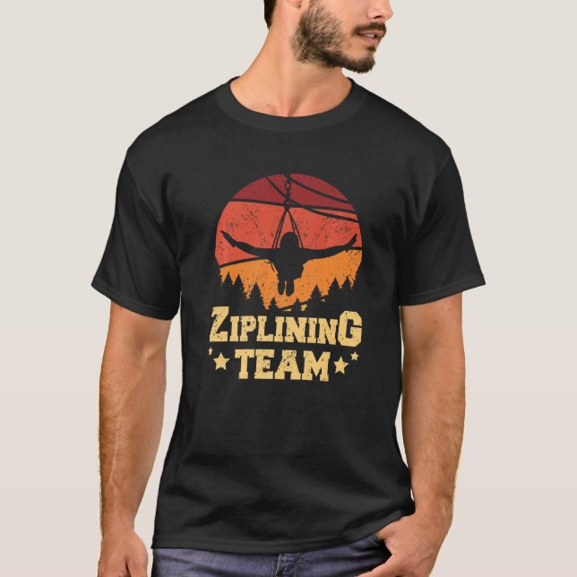 Camiseta Equipe de zipling (Frente)