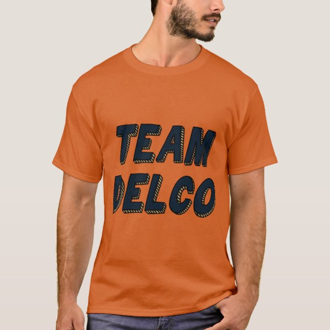 Camiseta Equipe Delco Union Blue Gold 2 (Frente)