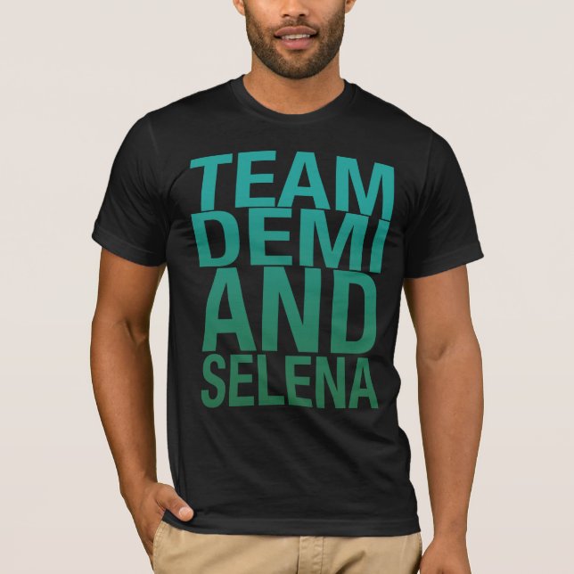 Camiseta Equipe Demi e Selena (Frente)