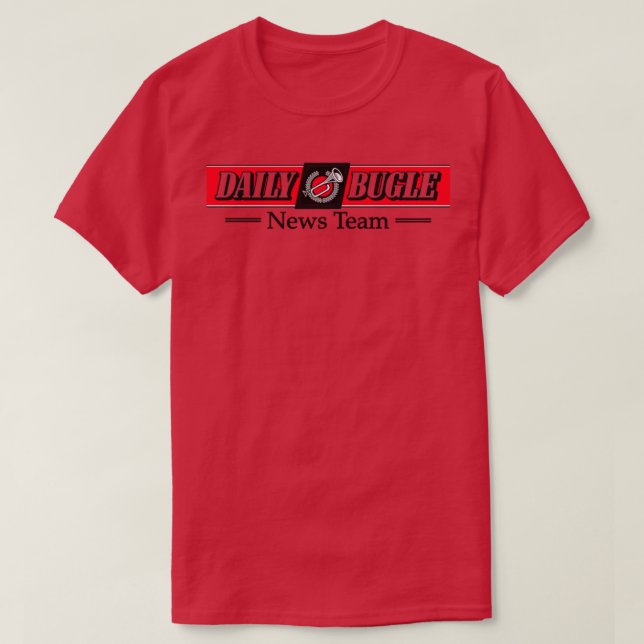 Camiseta Equipe Diária de Notícias da Bugle (Frente do Design)