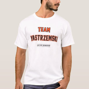 Camiseta Equipe Distante Yastrzemski Nome da família orgul