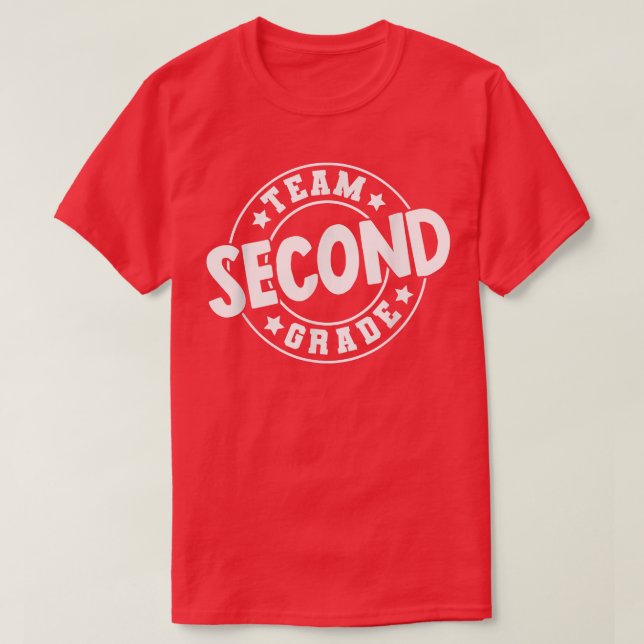 Camiseta Equipe do 2º ano, segundo de volta à escola (Frente do Design)