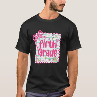 Camiseta Equipe do 5º ano Quinto dia de aula Chá do quinto 