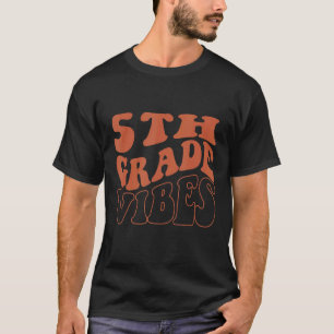 Camiseta Equipe do 5 do 5º grau Vibes do 5º ano Retrocede 1