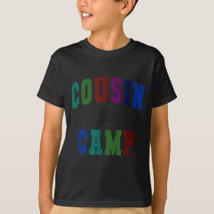 Camiseta Equipe do acampamento de primos da universidade 20