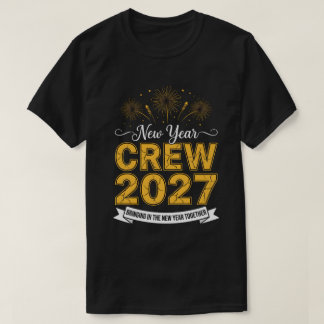 Camiseta Equipe do Ano Novo 2027 Família Unida