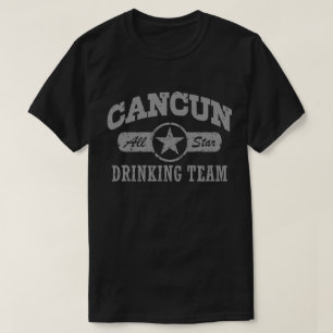 Camiseta Equipe do bebendo de Cancun