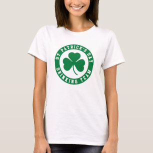 Camiseta Equipe do Bebendo do Dia de São Patrício