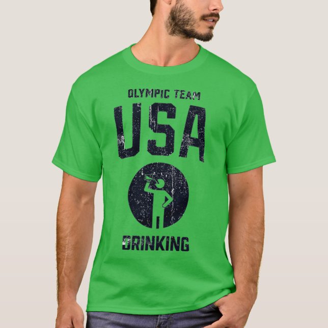 Camiseta Equipe do Bebendo olimpiadas (Frente)