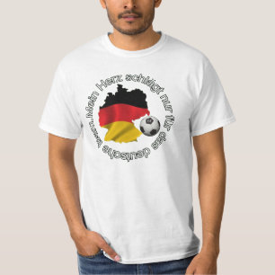 Camiseta Equipe do deutsche da pele DAS do nur do schlagt