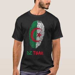 Camiseta Equipe do Dz Impressão da Sinalizador Argelina Ind