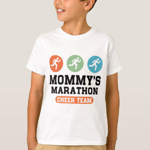 Camiseta Equipe do elogio da maratona da mamã