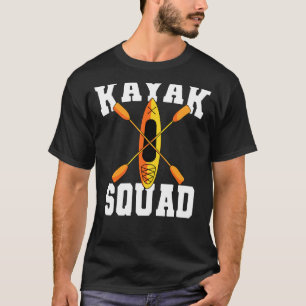 Camiseta Equipe do Esquadrão Kayak Membros do Kayakers Kaya