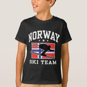 Camiseta Equipe do esqui de Noruega