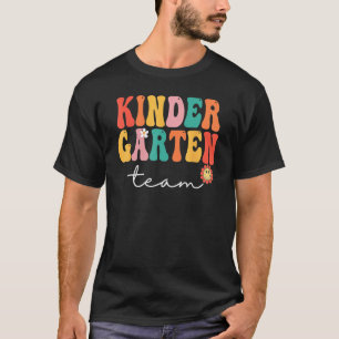 Camiseta Equipe do jardim de infância Retro Groovage Vintag