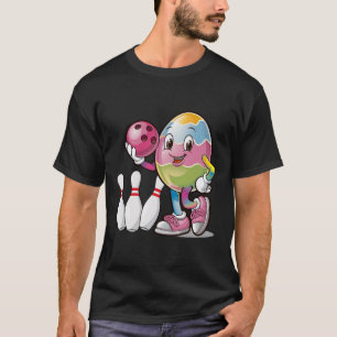 Camiseta Equipe do Jogador da Boliche de Costume Colorida d