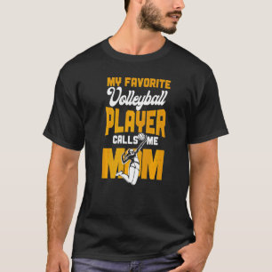 Camiseta Equipe do Jogador de Voleibol Mãe Vintage Meu Favo