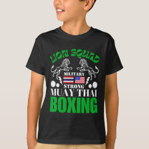 Camiseta Equipe do Leão Tailândia Kickboxing Muay Thai Mma 