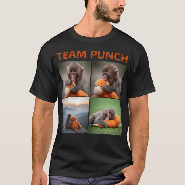 Camiseta Equipe do Macaco Bebê (Frente)