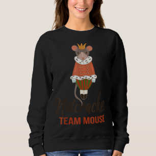 Camiseta Equipe do Mouse Nutcracker dança de Natal Engraçad