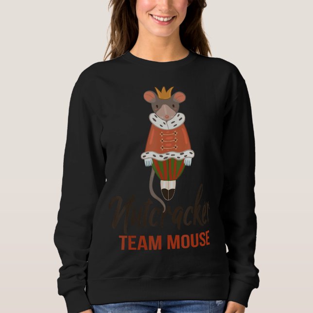 Camiseta Equipe do Mouse Nutcracker dança de Natal Engraçad (Frente)