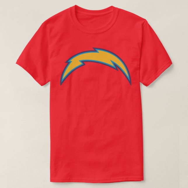 Camiseta Equipe do Nfl para Carregadores de Los Angeles (Frente do Design)