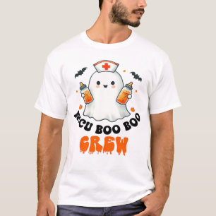 Camiseta Equipe do Nicu boo boo no Halloween,Equipe Nicu Bo