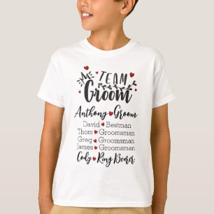 Camiseta Equipe do Noivo com Estilo