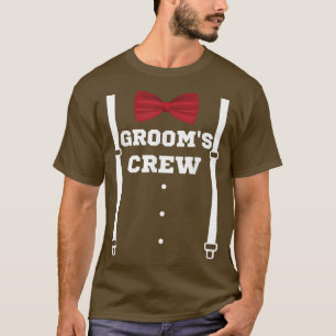 Camiseta Equipe do Noivo Divertida Esquadrão de Homens do N