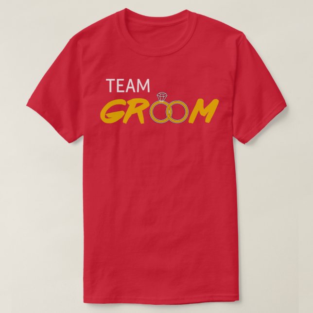 Camiseta Equipe do Noivo Festa de Despedida 2 (Frente do Design)